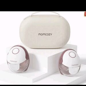 Momcozy M6 Breast Pump Set - White and Pink